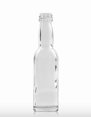 Kropfhalsflasche 40ml weiß PP18